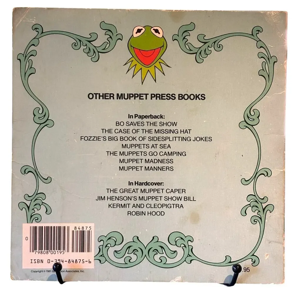 Vintage 1981 The Whale Tale Book, Kermit the Frog, Jim Henson's Muppets, PB